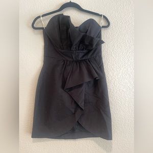 NWT Voom by Joy Han Vanessa Strapless Dress - Black